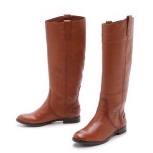 Madewell The Archive Leather Pull On Riding Boots